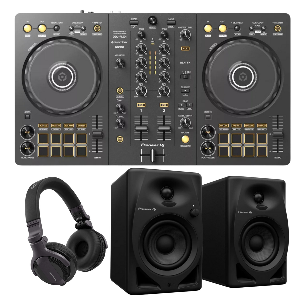 Pioneer DJ FLX-4 - Beginner DJ Controller Package