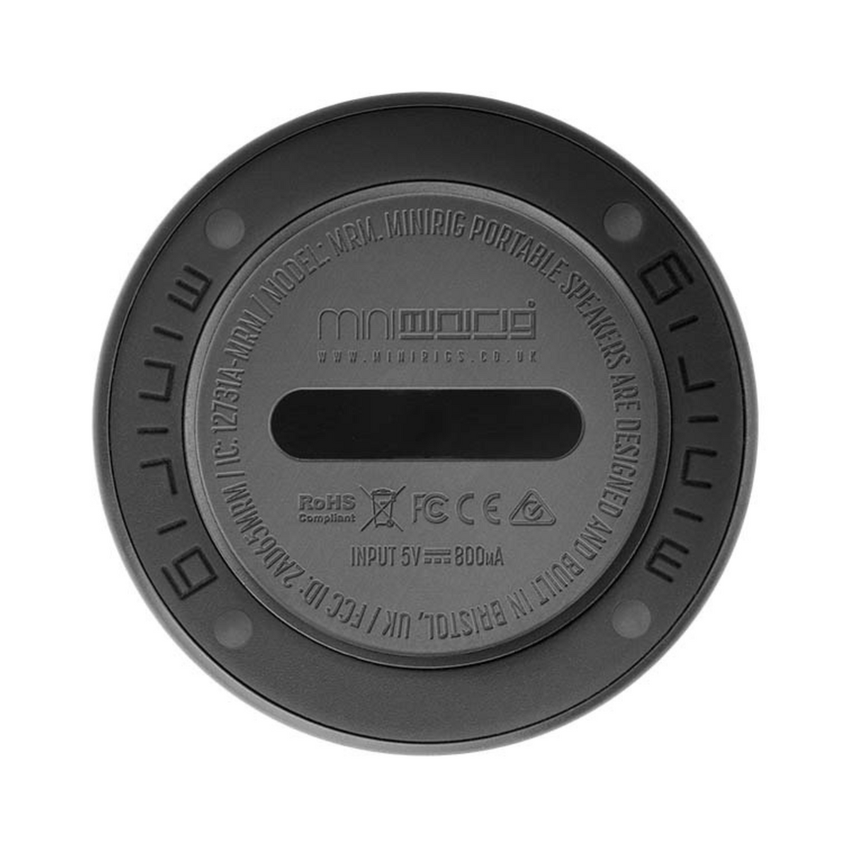 Minirig Mini Portable Bluetooth Speaker (Black)