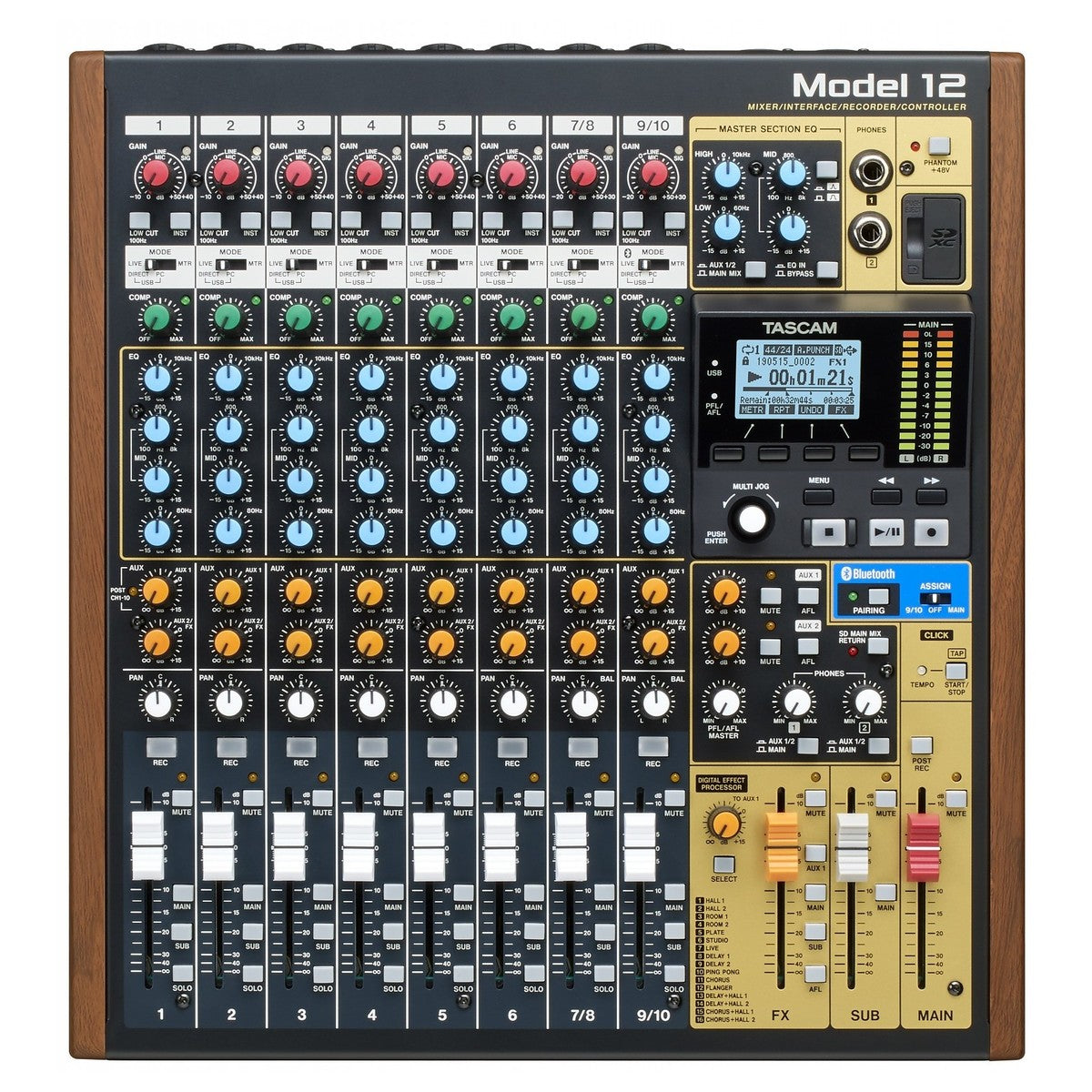 【新品未使用】TASCAM Model12 Tascam Model 12 10-Channel Analogue Mixer & Audio Interface