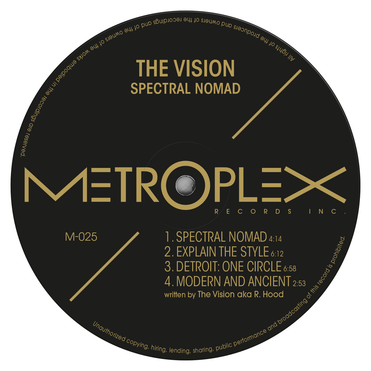 The Vision (Robert Hood) Spectral Nomad (Reissue, Remastered) The Vision (Robert Hood) Spectral Nomad (Reissue, Remastered)