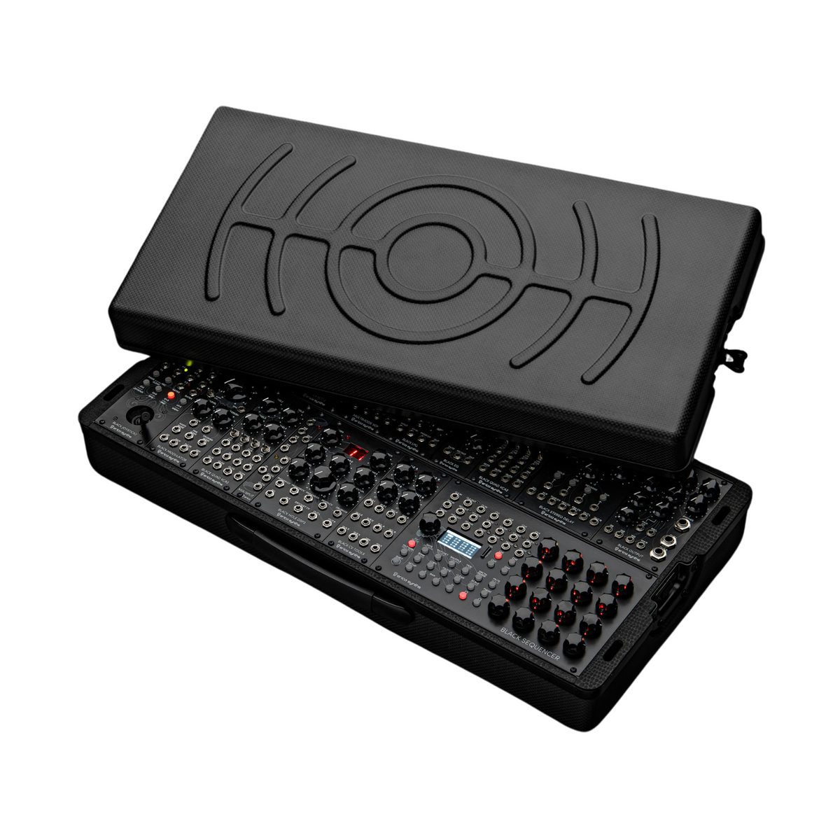 Erica Synths 2x104HP Carbon Fiber Eurorack Case Rubadub