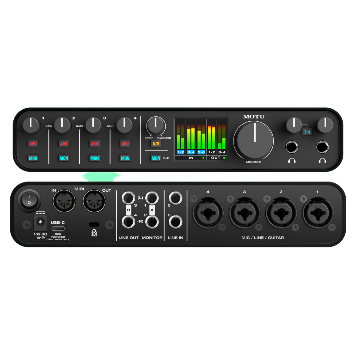 MOTU M6 USB - 6-in/4-out USB-C Audio Interface – Rubadub