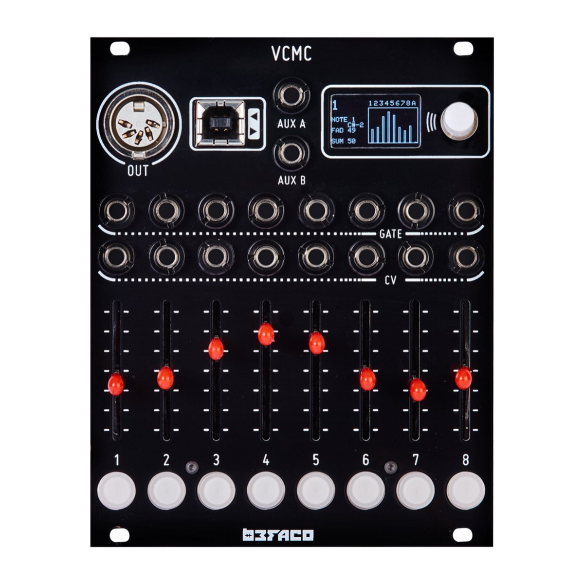 Befaco VCMC CV MIDI Controller Eurorack Module Rubadub