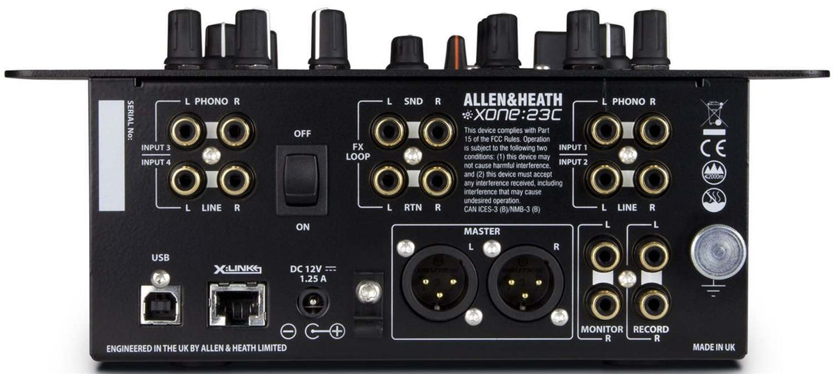 Allen & Heath xone:23C DJ Mixer w/ USB Audio