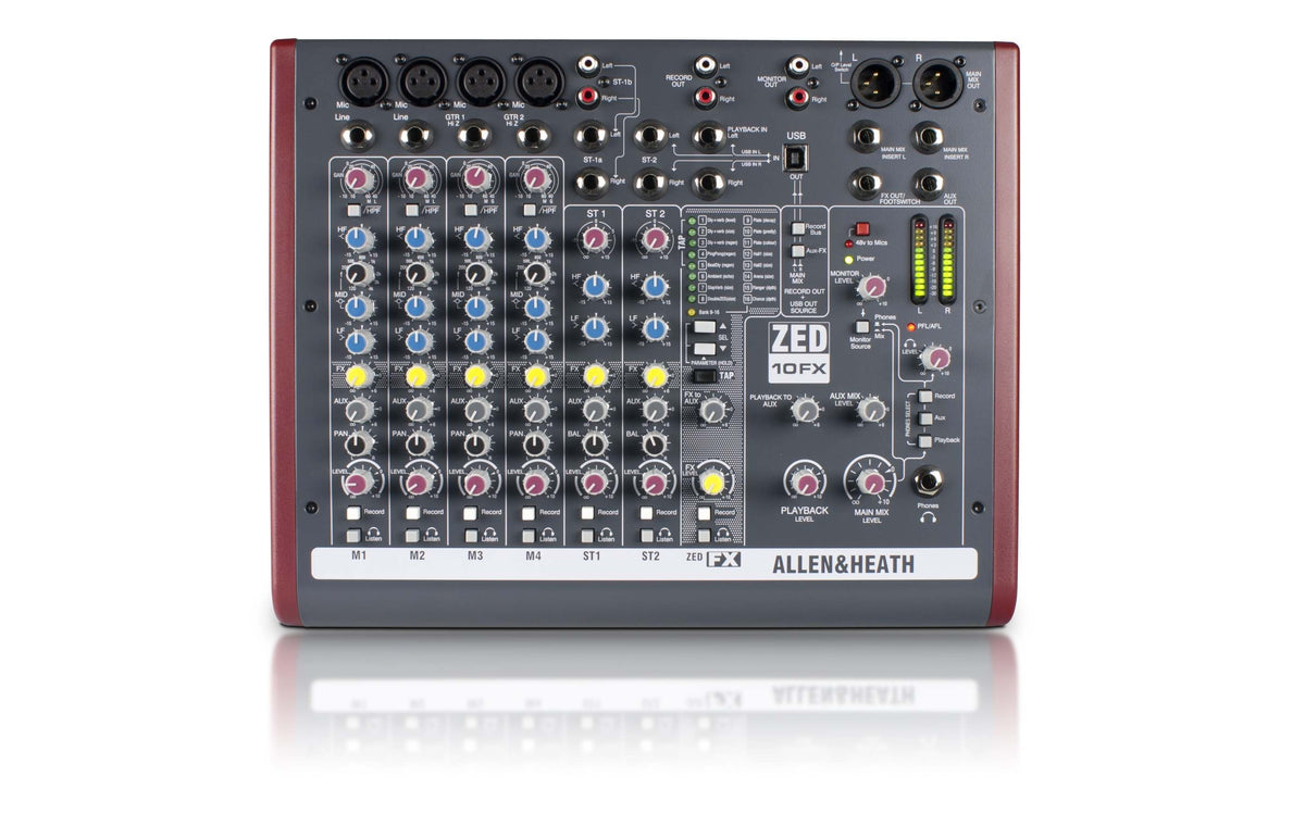 Allen & Heath ZED10FX w/ USB Audio : Audio Mixers