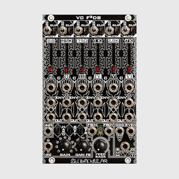 Zlob Modular Voltage Controlled Fixed Filter Feedback Distortion Bank