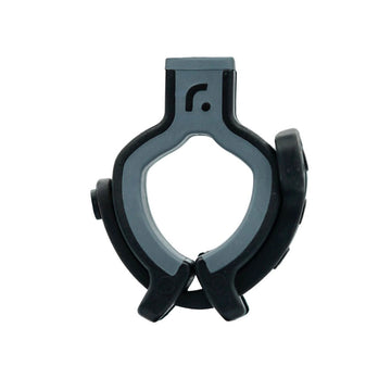 Radius Pair of RAD Universal Mic Clips, Dark Grey Soft Grip (Clips Only - No Hoops)