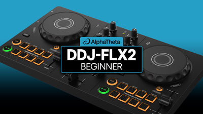 AlphaTheta DDJ-FLX2 | 2-Channel, Beginner Friendly DJ Controller
