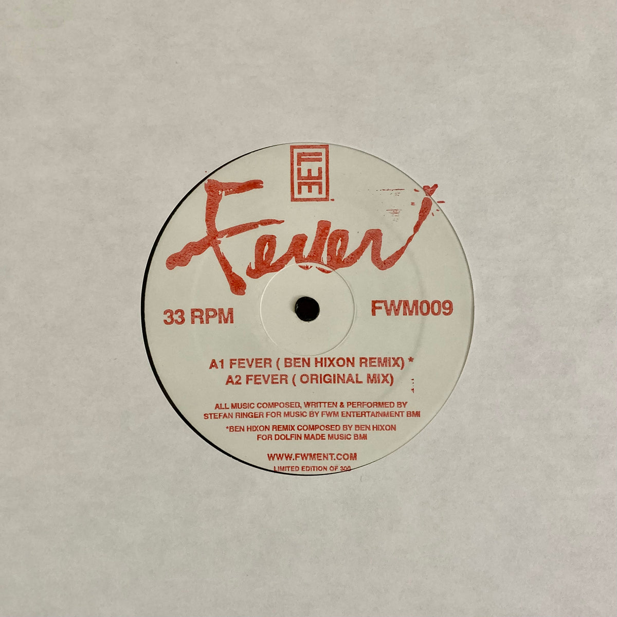 Stefan Ringer Stefan Ringer - Fever w/ Ben Hixon Remix (FWM Entertainment)