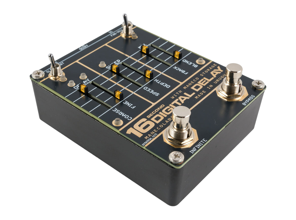 Maneco Labs 16 Seconds Delay Vintage Compact Effects Pedal