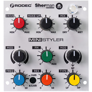 Rodec Sherman Ministyler Stereo Filter Processor & One Case Bundle