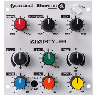 Rodec Sherman Ministyler Stereo Filter Processor & One Case Bundle