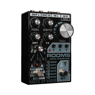 Death By Audio Rooms Stereo Reverb Effects Pedal