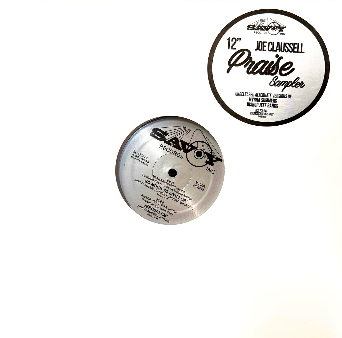 Joe Claussell - Praise Sampler Unofficial Edits & Overdubs (Savoy ...