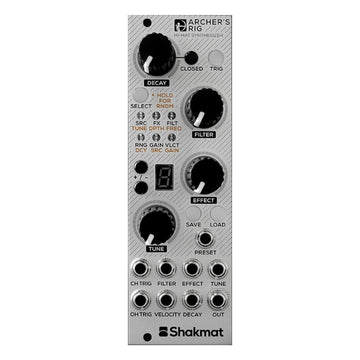 Shakmat Modular Archer's Rig Eurorack Hi-hat & Percussion Module