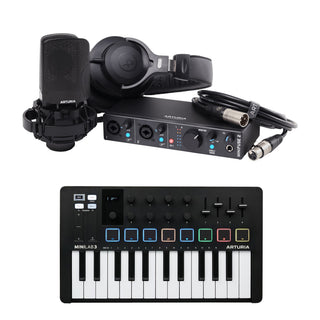 Arturia Studio Bundle: MiniFuse Recording Pack + MiniLab 3