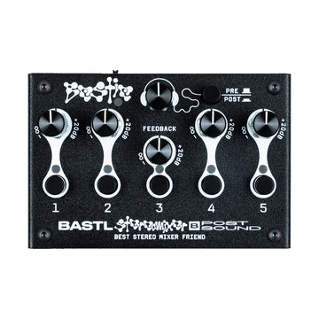 Bastl Instruments Bestie Portable 5 Channel Stereo Mixer and Distortion Unit