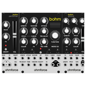 OhmForce Bohm + Expanders, Eurorack Kick Synthesizer Bundle