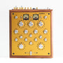 Condesa Lucia X Fader 2 Channel Rotary Mixer w/ Flight Case + PSU - Gold Faceplate & Silver Aluminium UREI style Knobs