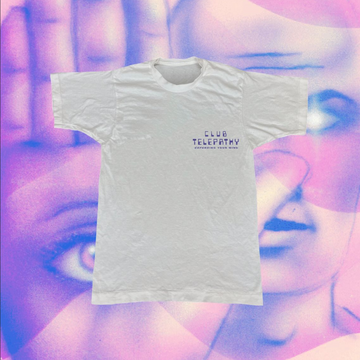 STEP IN TIME: Club Telepathy Flyer T-Shirt