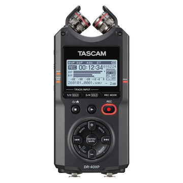 Tascam DR-40XP Portable Four-Track Digital Audio Recorder and USB Audio Interface