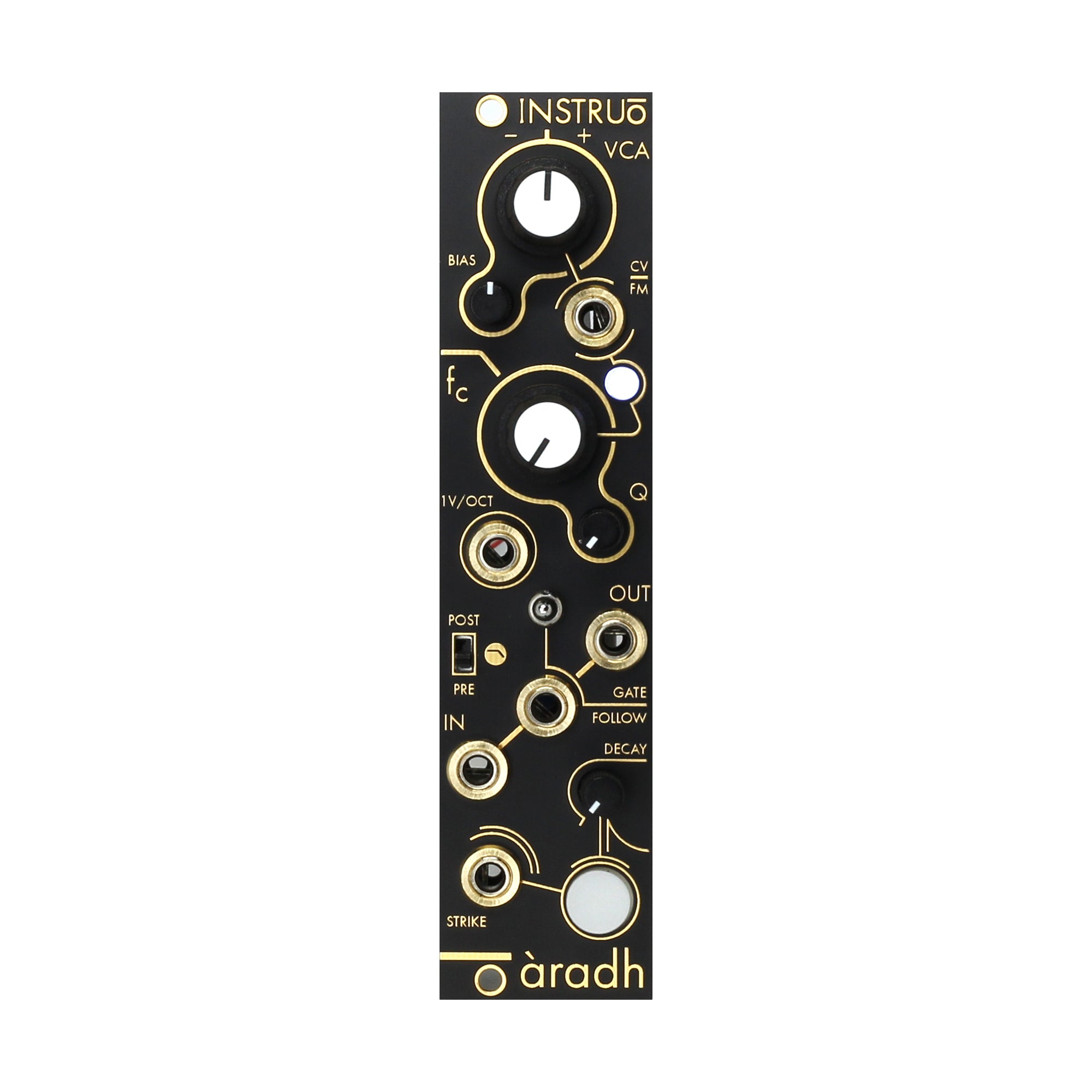 Instruo Aradh - Low-pass filter & VCA – Rubadub