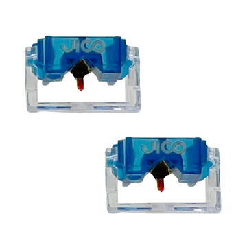 Jico N44G DJ IMP SD Twin-Pack Replacement Stylus (Transparent Blue)