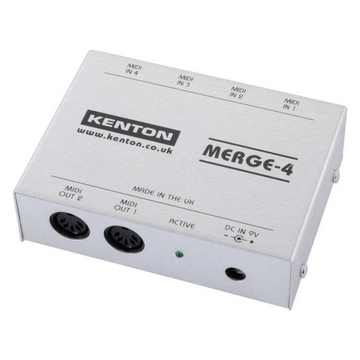 Kenton Merge 4 - 4 MIDI IN to 2 OUT