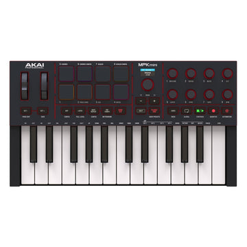 Akai MPK Mini MK4 Compact USB MIDI Controller (Black)