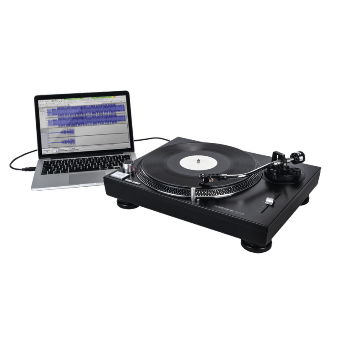 Reloop RP-2000 USB Mk2 Black Direct Drive DJ Turntable