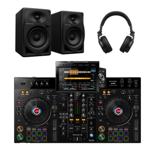 Pioneer DJ XDJ-RX3, DM-40D Speakers & HDJ-CUE1 Headphones
