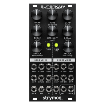 Strymon SuperKar+ 32 Voice String Synthesis Eurorack Module