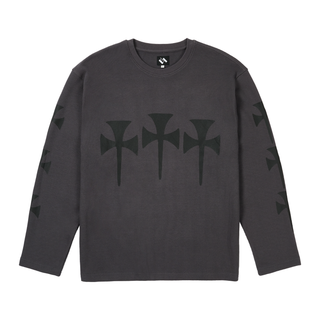 The Trilogy Tapes TTT Three Cross Waffle Longsleeve