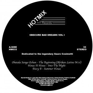 Obscure Bad Dreams Vol. 1 - Dedicated To The Legendary Sauro Cosimetti