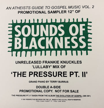 The Pressure w/ Frankie Knuckles Lullaby Remix