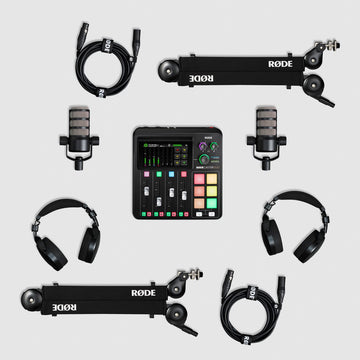 Rode Rodecaster Duo Two-Person Podcasting Bundle