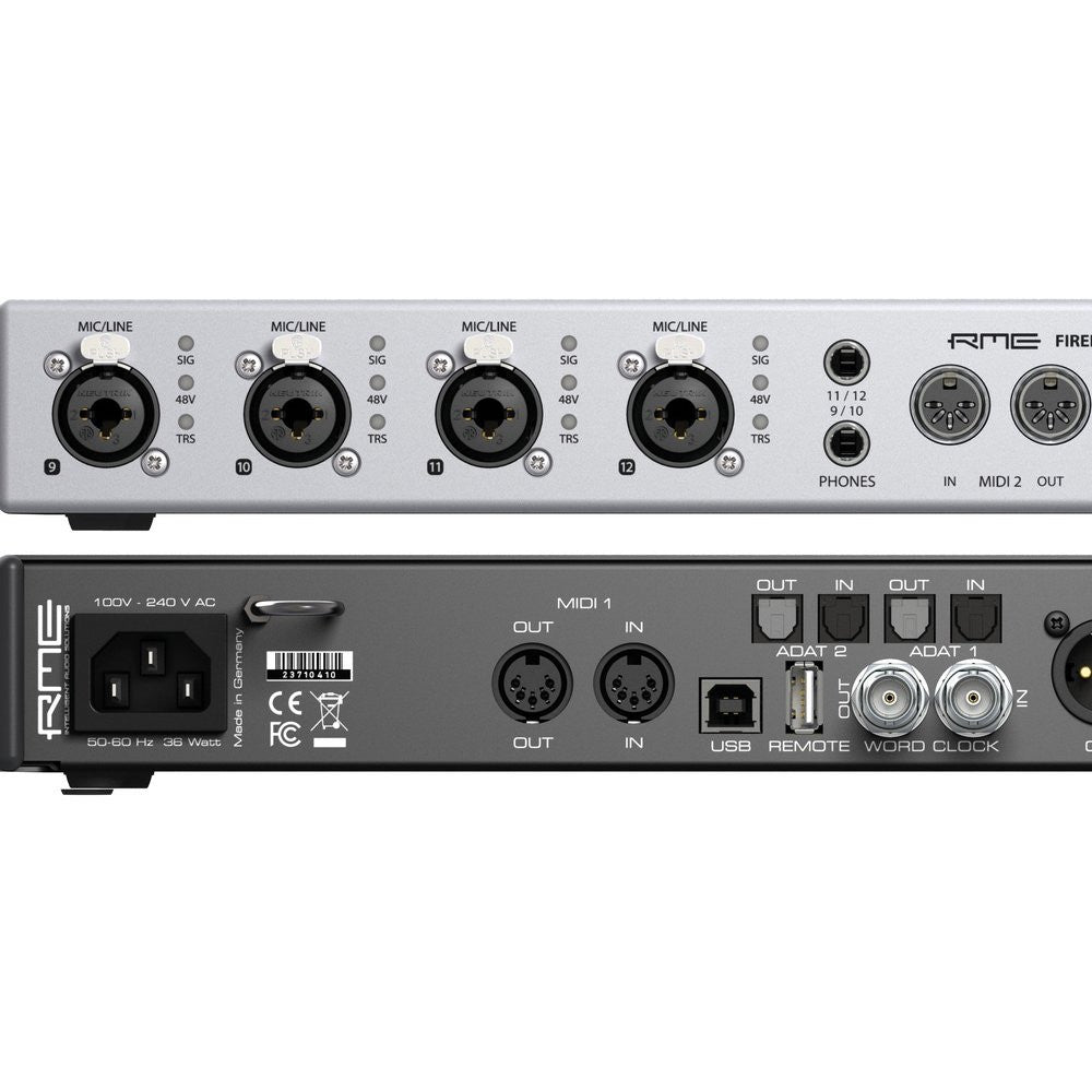 RME Fireface UFX II - 30-Input 30-Output Audio Interface