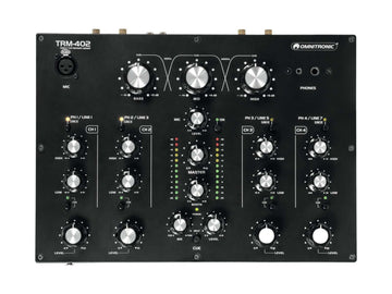 Omnitronic TRM-402 4-Channel Rotary DJ Mixer