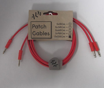 ALM-PC001x90 Pack of 3 x 90cm 3.5mm patch cables - RED