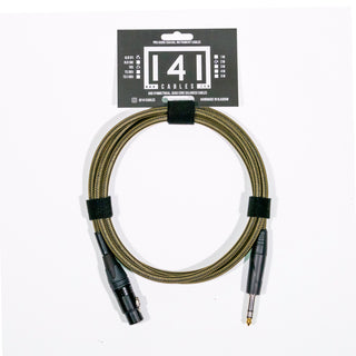 141 Cables XLR (Female) - TRS Cable Gold