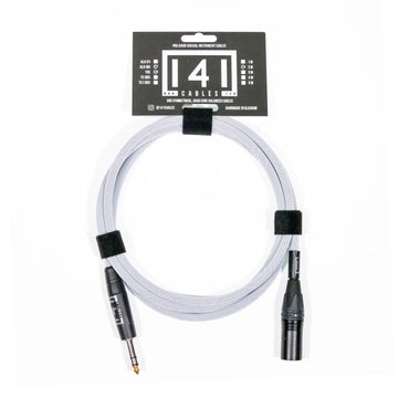141 Cables XLR (Male) - TRS Cable White