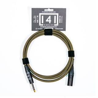141 Cables XLR (Male) - TRS Cable Gold