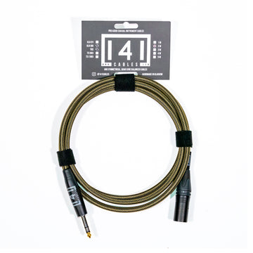 141 Cables XLR (Male) - TRS Cable Gold