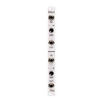 2HP Avert Eurorack Dual Attenuverter Module