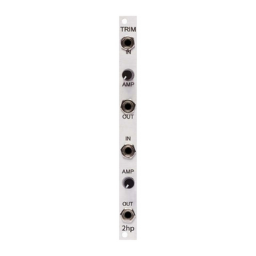 2HP Trim Eurorack 2 Channel Attenuator Module