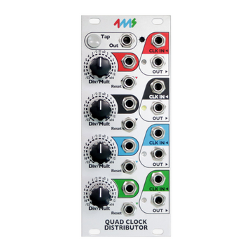 4ms QCD Quad Clock Distributor Module