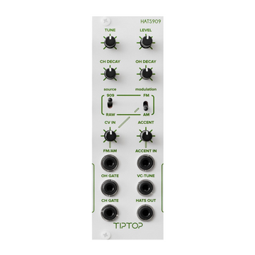 TipTop Audio HATS909 TR-909 Hi Hat Eurorack Drum Module