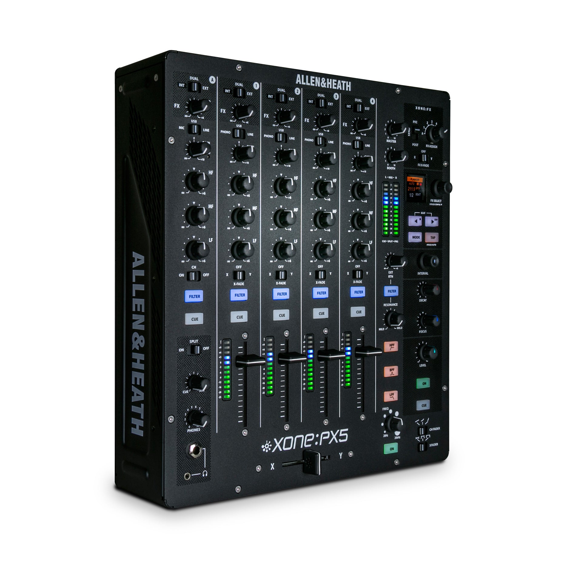 Allen  Heath Xone:PX5 – DJ Performance Mixer, Soundcard  FX – Rubadub