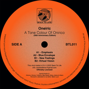 A Tone Colour Of Onirico