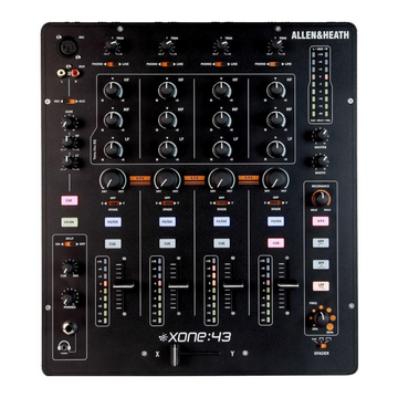 Allen & Heath xone:43 Pro 4 Channel Analogue DJ Mixer